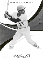 2018 Panini Immaculate Collection Base Set Roberto Clemente #110 card
