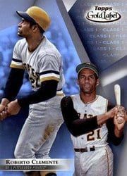 2018 Topps Gold Label Base Set Roberto Clemente #80 card