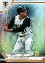 2018 Topps Triple Threads Base Set Roberto Clemente #61 card