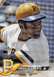 2018 Topps Update Base Set Roberto Clemente #US9b card