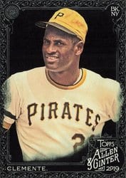 2019 Topps Allen & Ginter X Base Set Roberto Clemente #84 card