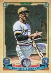 2019 Topps Gypsy Queen Base Set Roberto Clemente #307 card