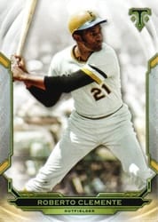 2019 Topps Triple Threads Base Set Roberto Clemente #52 card