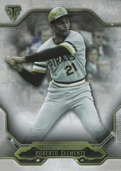 2020 Topps Triple Threads Base Set Roberto Clemente #72 card
