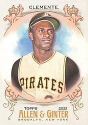2021 Topps Allen & Ginter Base Set Roberto Clemente #11 card