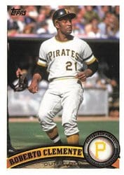 2021 Topps Archives Base Set Roberto Clemente #242 card