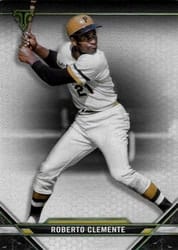 2021 Topps Triple Threads Base Set Roberto Clemente #18 card