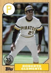 2022 Topps 1987 Topps Baseball (Series 1) Roberto Clemente #T87-52 card