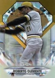 2022 Topps Chrome Update Diamond Greats Die-Cuts Roberto Clemente #DGC-24 card