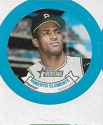 2022 Topps Heritage 1973 Candy Lids Roberto Clemente #25 card