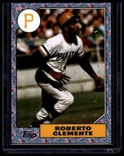 2022 Topps Japan Edition 1987 Topps Cherry Tree Roberto Clemente #87B-8 card