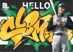 2023 Topps Big League Roll Call - Wildstyle Edition Roberto Clemente #RC-12 card