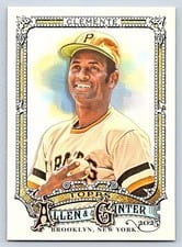 2025 Topps Allen & Ginter Uniform Countdown (Minis) Roberto Clemente #UC-21 card