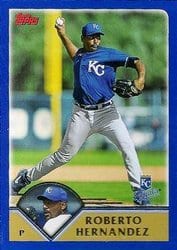 2003 Topps Base Set Roberto Hernandez #23 card