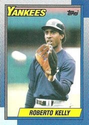1990 Topps Base Set Roberto Kelly #109 card