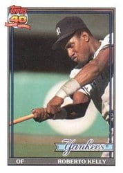 1991 Topps Base Set Roberto Kelly #11 card