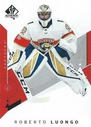 2018-19 SP Authentic Base Set Roberto Luongo #61 card