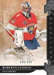 2019-20 Upper Deck Artifacts Base Set Roberto Luongo #122 card