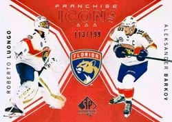 2018-19 SP Authentic Base Set Roberto Luongo/Aleksander Barkov #138 card