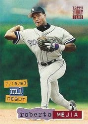 1994 Stadium Club Base Set Roberto Mejia #21 card