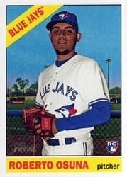 2015 Topps Heritage Base Set Roberto Osuna #591 card