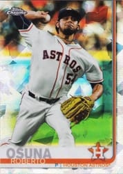 2019 Topps Chrome Sapphire Edition Base Set Roberto Osuna #434 card