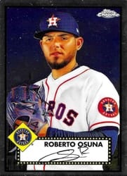 2021 Topps Chrome Platinum Anniversary Base Set Roberto Osuna #343 card