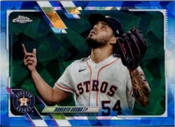 2021 Topps Chrome Sapphire Edition Base Set Roberto Osuna #2 card