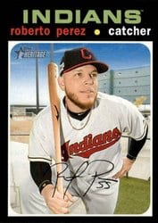 2020 Topps Heritage Base Set Roberto Perez #359 card