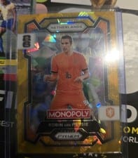 2026 Panini Prizm Monopoly FIFA World Cup Robin van Persie Tokens Pink #76 card