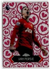 2026 Topps Chrome Premier League Stoppage Time Heartbreaker Robin van Persie #STH-10 card