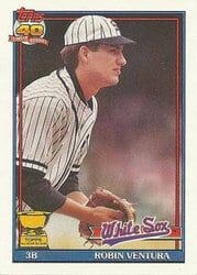 1991 Topps Base Set Robin Ventura #461 card