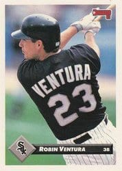 1993 Donruss Base Set Robin Ventura #535 card