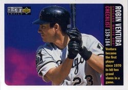 1996 Collector's Choice Base Set Robin Ventura #361 card
