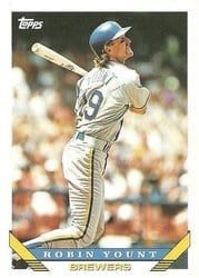 1993 Topps Base Set Robin Yount #1 card