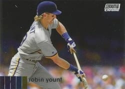 2020 Stadium Club Chrome Base Set Robin Yount #315 card