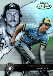 2020 Topps Gold Label Base Set Robin Yount #54 card