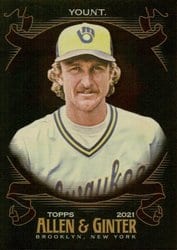 2021 Topps Allen & Ginter X Base Set Robin Yount #22 card