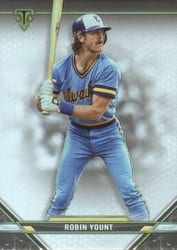 2021 Topps Triple Threads Base Set Robin Yount #35 card
