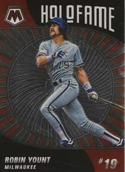 2022 Panini Mosaic Holofame Robin Yount #HF-9 card