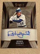 2022 Panini Select Selective Signatures Robin Yount #SS-RY card