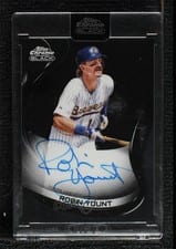 2022 Topps Chrome Black Autographs Robin Yount #CBA-RY card