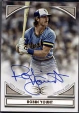 2022 Topps Definitive Collection Images Autographs Robin Yount #DIA-RY card
