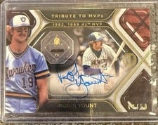2022 Topps Tribute MVPs Autographs Robin Yount #TTM-RY card