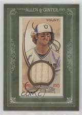 2023 Topps Allen & Ginter Framed Mini Relics Robin Yount #MFR-RY card