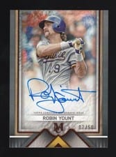 2023 Topps Museum Collection Archival Autographs Robin Yount #AA-RY card