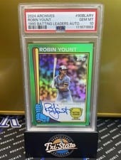 2024 Topps Archives 1990 Topps Batting Leaders Autographs Robin Yount #90BLA-RY card