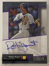 2024 Topps Museum Collection Archival Autographs Robin Yount #AA-RY card