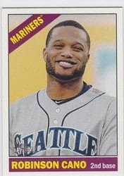 2015 Topps Heritage Base Set Robinson Cano #442 card