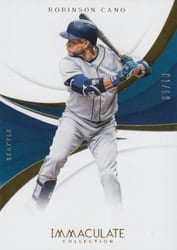 2018 Panini Immaculate Collection Base Set Robinson Cano #79 card